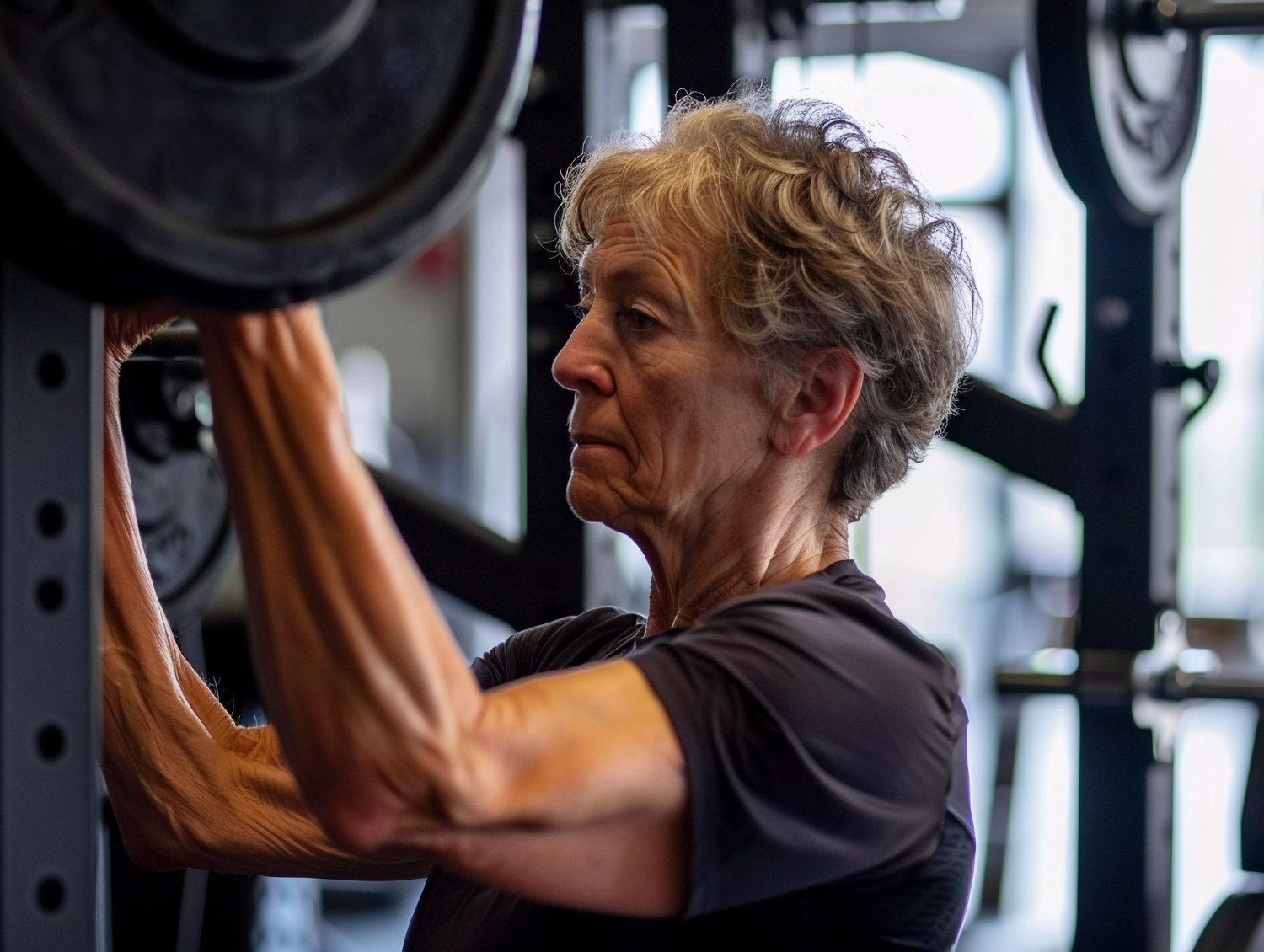 Confident strength training, mid-lift