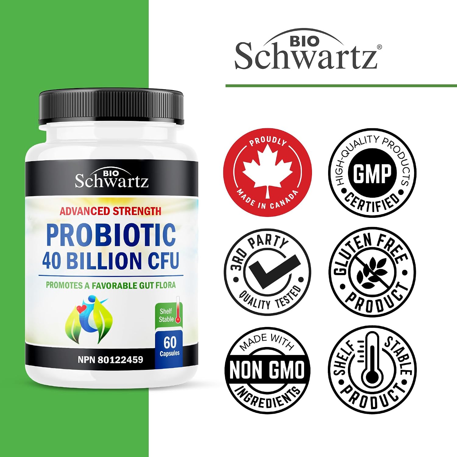BioSchwartz Probiotic 40 Billion CFU