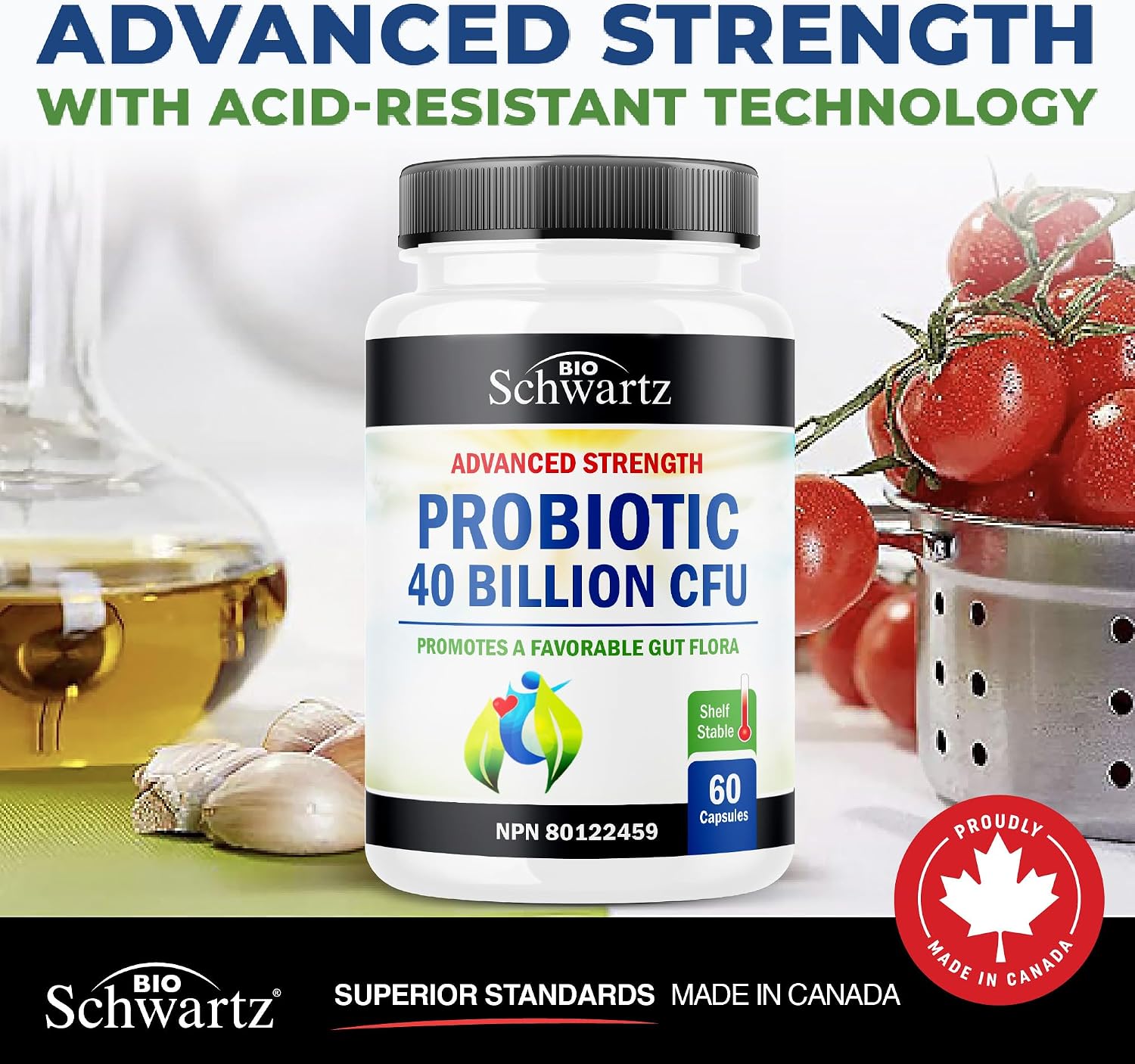 BioSchwartz Probiotic 40 Billion CFU