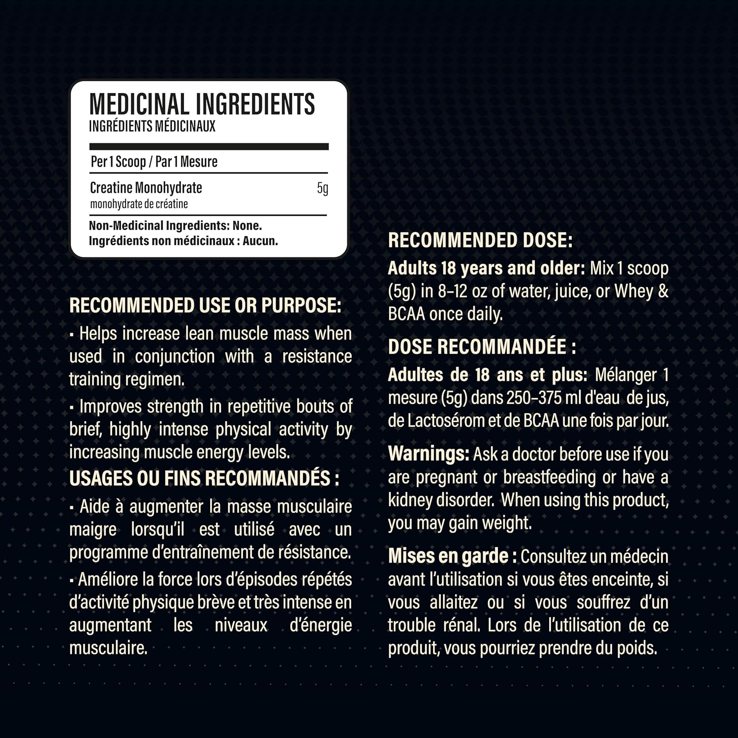 METALIFE Creatine Monohydrate